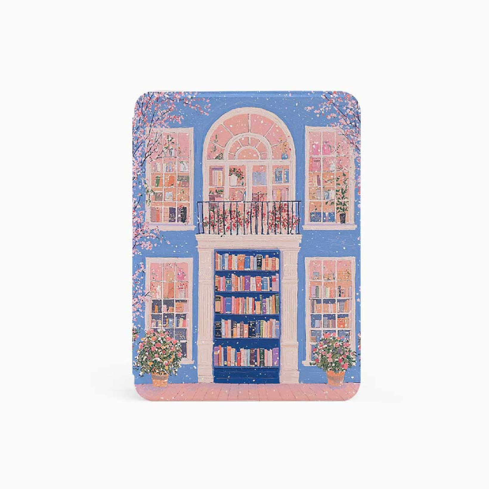 Blossom Balcony Bookshop Kindle Case