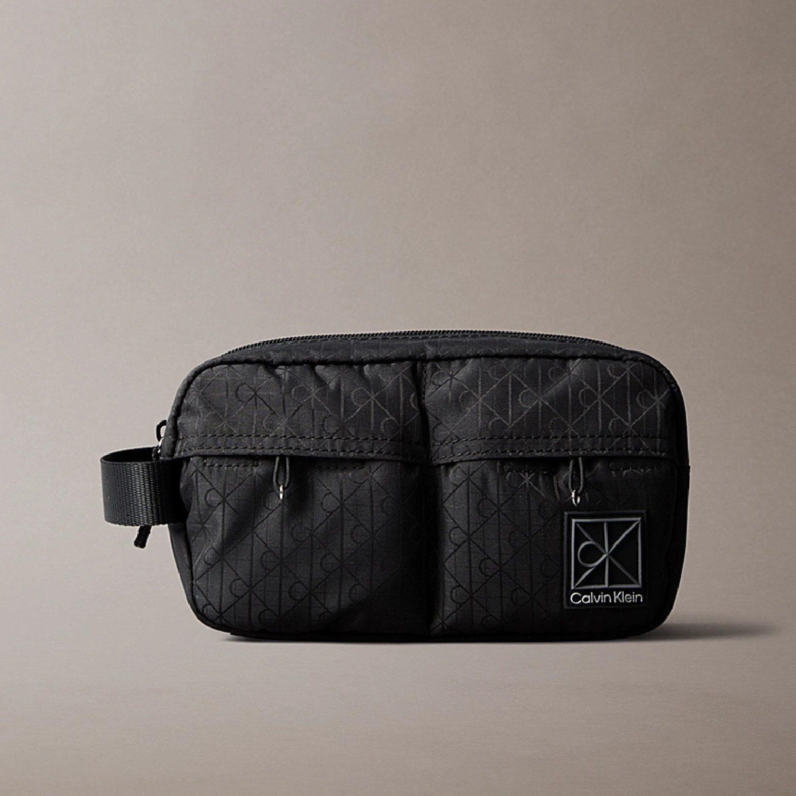 Calvin Klein Logo Jacquard Wash Bag
