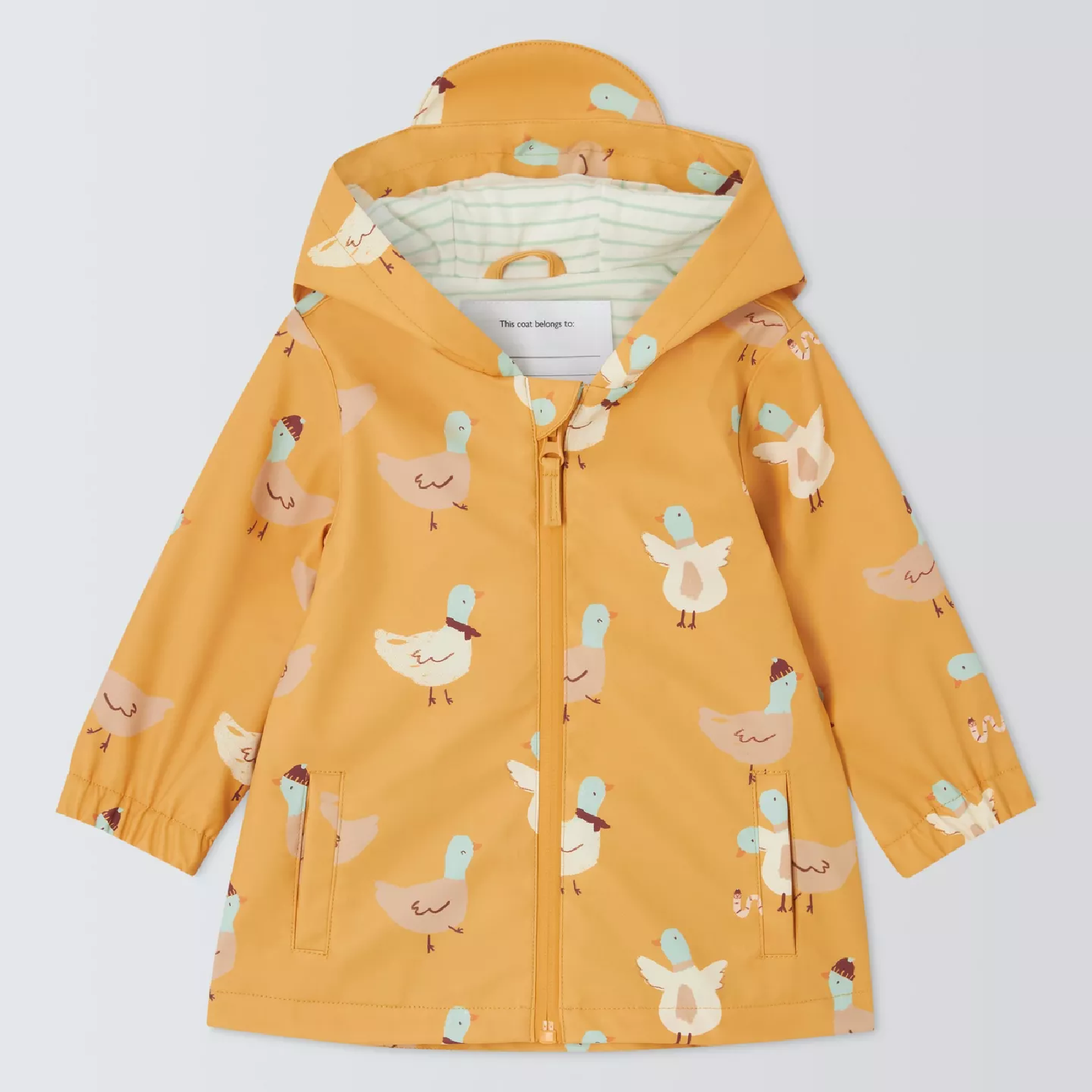 John Lewis Baby Ducks Raincoat