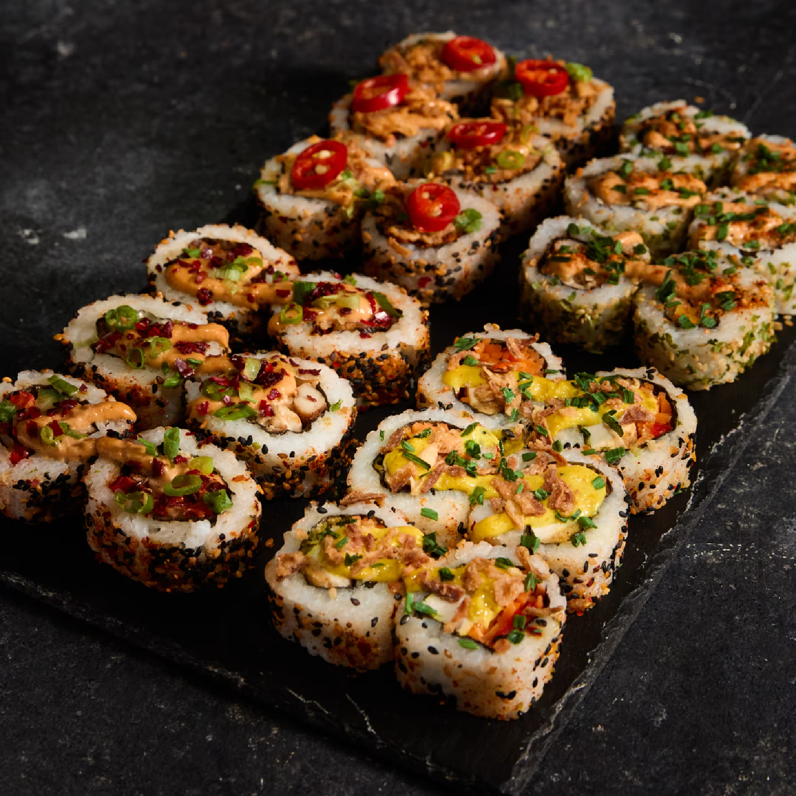 M&S Dragon Roll Sushi Platter