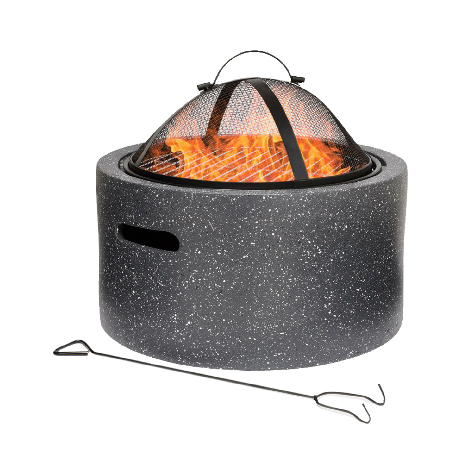 VonHaus 2-in-1 Firepit BBQ Grill